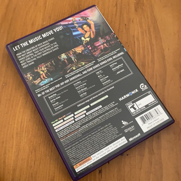 Xbox 360 Kinect dance central with case booklet excellent condition used game - Picture 2 of 4